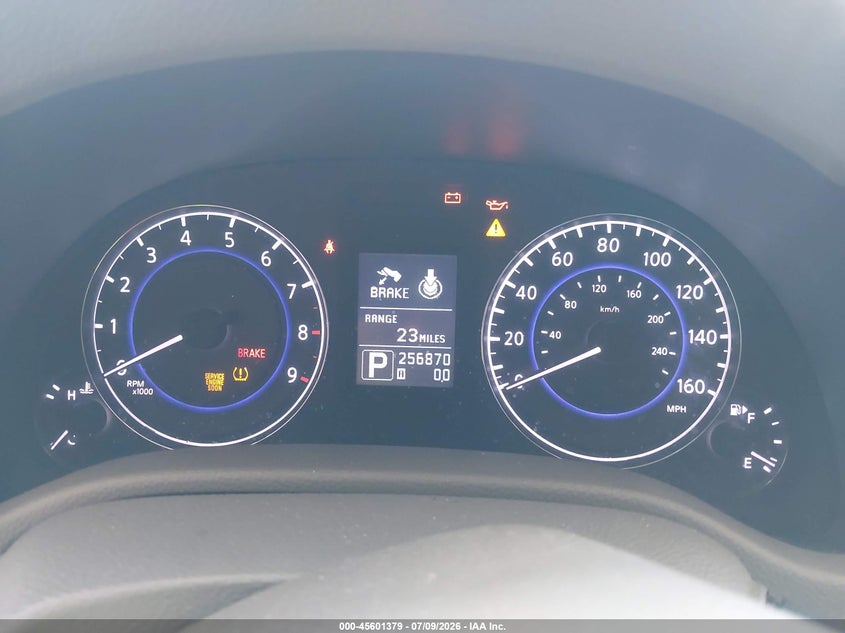 2013 Infiniti VIN JN1CV6APXDM715849 IAAI salvage auction — NORMAL WEAR, Salvage Title, sold $325 on 2026-07-29 (photo 7)