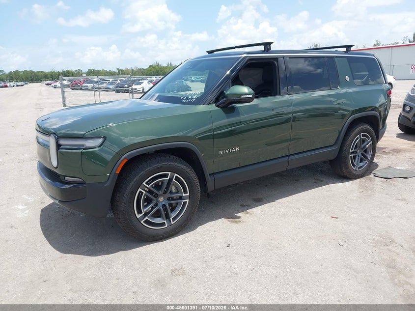 2025 Rivian R1s VIN 7PDSGBBA3SN055515 IAAI salvage auction — REAR END, Wait Title, sold $23,300 on 2026-09-24 (photo 2)