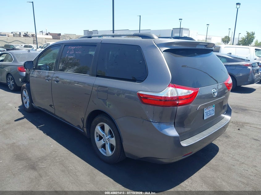 2016 Toyota Sienna VIN 5TDKK3DCXGS732054 IAAI salvage auction — FRONT END, Wait Title, sold $7,150 on 2026-08-21 (photo 3)