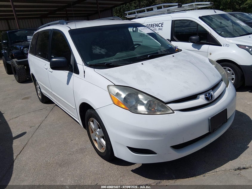 2010 Toyota Sienna VIN 5TDKK4CC6AS330305 IAAI salvage auction — NORMAL WEAR, Original (Texas), sold $1,425 on 2026-07-29 (photo 1)