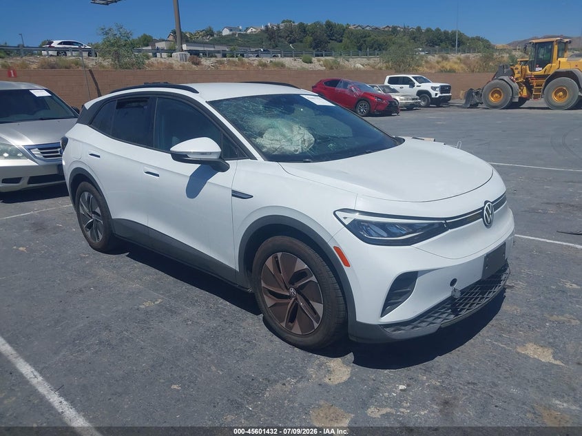 2021 Volkswagen Id.4 VIN WVGRMPE20MP054695 IAAI salvage auction — LEFT FRONT, Salvage (California), sold $6,200 on 2026-08-05 (photo 1)