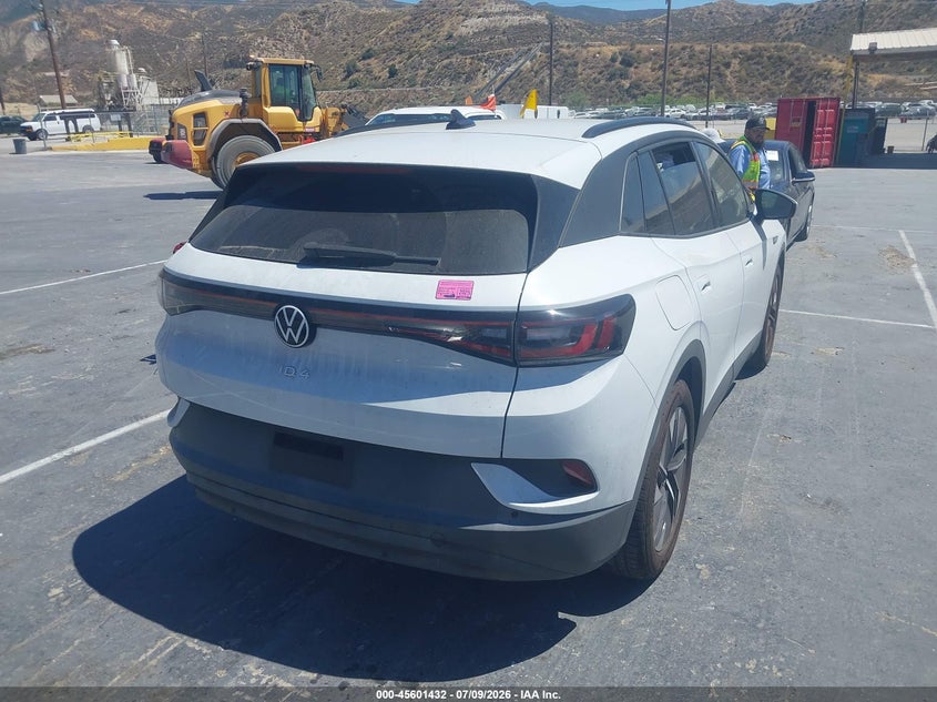 2021 Volkswagen Id.4 VIN WVGRMPE20MP054695 IAAI salvage auction — LEFT FRONT, Salvage (California), sold $6,200 on 2026-08-05 (photo 4)