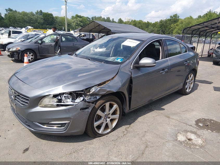 2016 Volvo S60 VIN YV126MFK2G2406751 IAAI salvage auction — LEFT FRONT, Salvage Title, sold $675 on 2026-07-30 (photo 2)