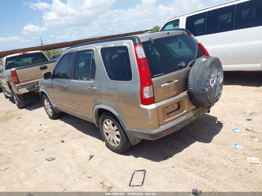 2005 Honda Cr-v VIN JHLRD78905C039123 IAAI salvage auction — NORMAL WEAR, Clear-Dealer Only (Arizona), sold $1,350 on 2026-07-30 (photo 3)