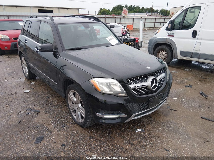 2015 Mercedes-benz Glk-klasse VIN WDCGG5HB6FG438285 IAAI salvage auction — LEFT FRONT, Salvage (Texas), sold $2,550 on 2026-07-29 (photo 1)