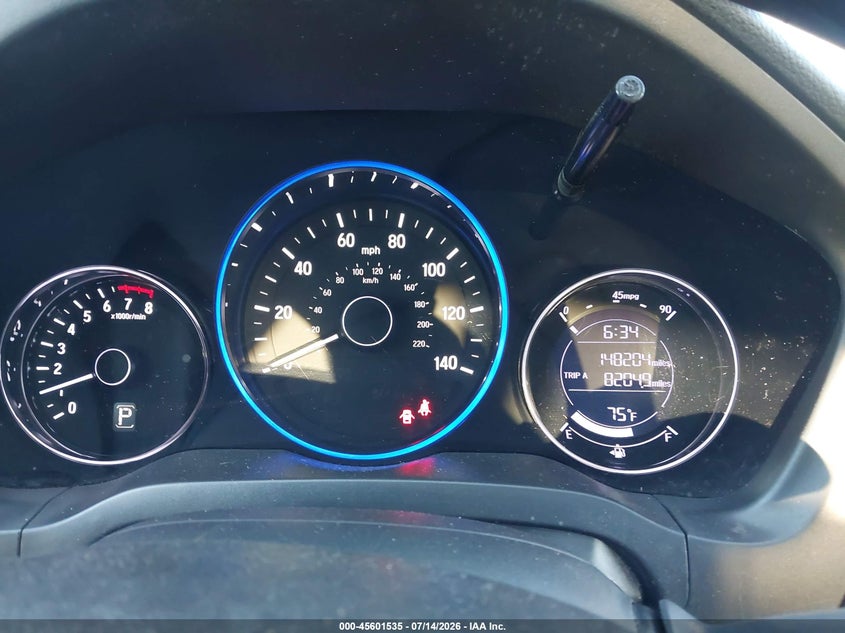 2019 Honda Hr-v VIN 3CZRU5H3XKG715304 IAAI salvage auction — REAR END, Salvage Certificate (California), sold $3,650 on 2026-07-19 (photo 7)