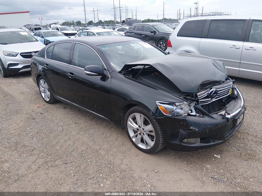 2011 Lexus Gs 450h VIN JTHBC1KS2B5023949 IAAI salvage auction — FRONT END, Salvage (Louisiana), sold $125 on 2026-07-29 (photo 1)