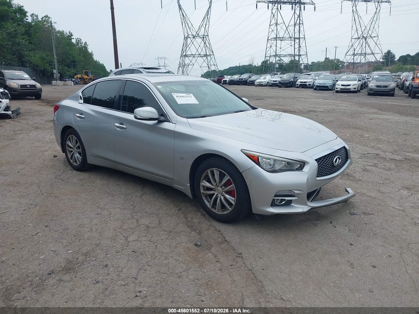 2015 Infiniti Q50 VIN JN1BV7AR3FM404737 IAAI salvage auction — UNKNOWN, Salvage Title, sold $1,800 on 2026-07-24 (photo 1)