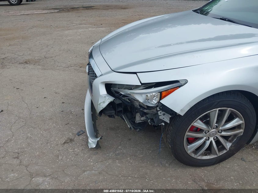 2015 Infiniti Q50 VIN JN1BV7AR3FM404737 IAAI salvage auction — UNKNOWN, Salvage Title, sold $1,800 on 2026-07-24 (photo 6)