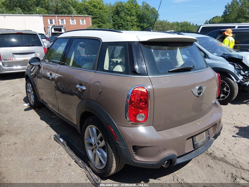 2012 Mini VIN WMWZC5C54CWL56937 IAAI salvage auction — NORMAL WEAR, Clear (Massachusetts), sold $525 on 2026-07-28 (photo 3)