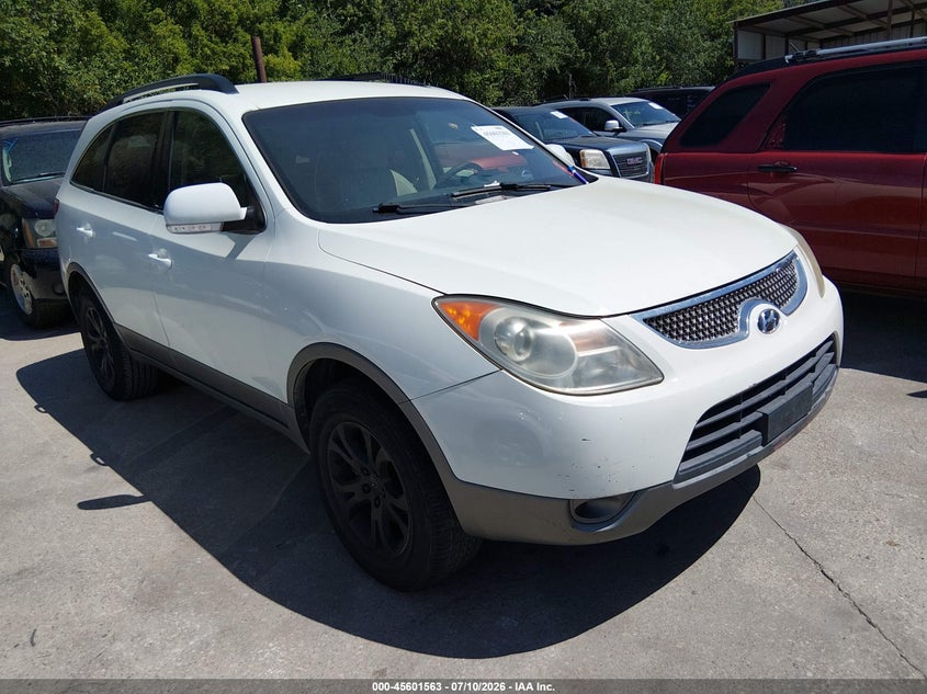 2010 Hyundai Veracruz VIN KM8NU4CC1AU132584 IAAI salvage auction — FRONT END, Original (Texas), sold $1,275 on 2026-07-27 (photo 1)
