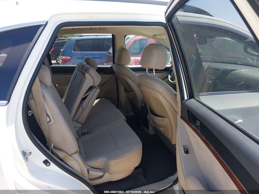 2010 Hyundai Veracruz VIN KM8NU4CC1AU132584 IAAI salvage auction — FRONT END, Original (Texas), sold $1,275 on 2026-07-27 (photo 8)