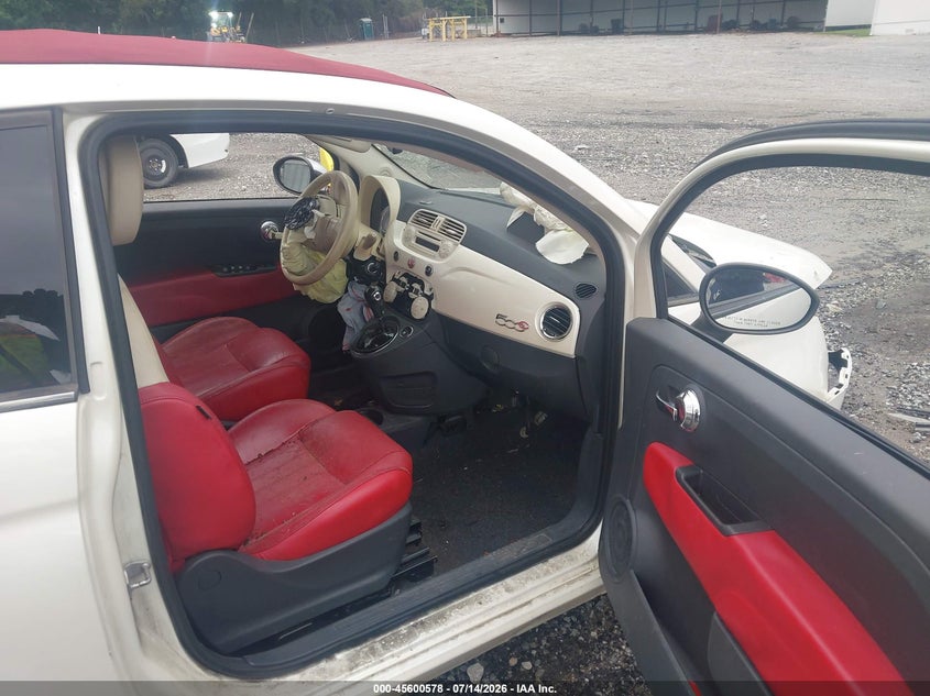 2012 Fiat 500 VIN 3C3CFFER7CT330154 IAAI salvage auction — FRONT END, Salvage (Georgia), sold $250 on 2026-08-14 (photo 5)