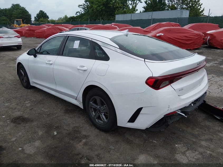 2023 Kia K5 VIN 5XXG14J24PG213125 IAAI salvage auction — REAR END, Salvage Title, sold $12,300 on 2026-07-17 (photo 3)