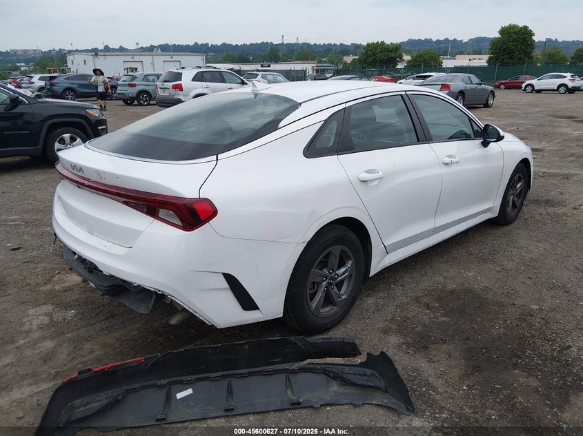 2023 Kia K5 VIN 5XXG14J24PG213125 IAAI salvage auction — REAR END, Salvage Title, sold $12,300 on 2026-07-17 (photo 4)