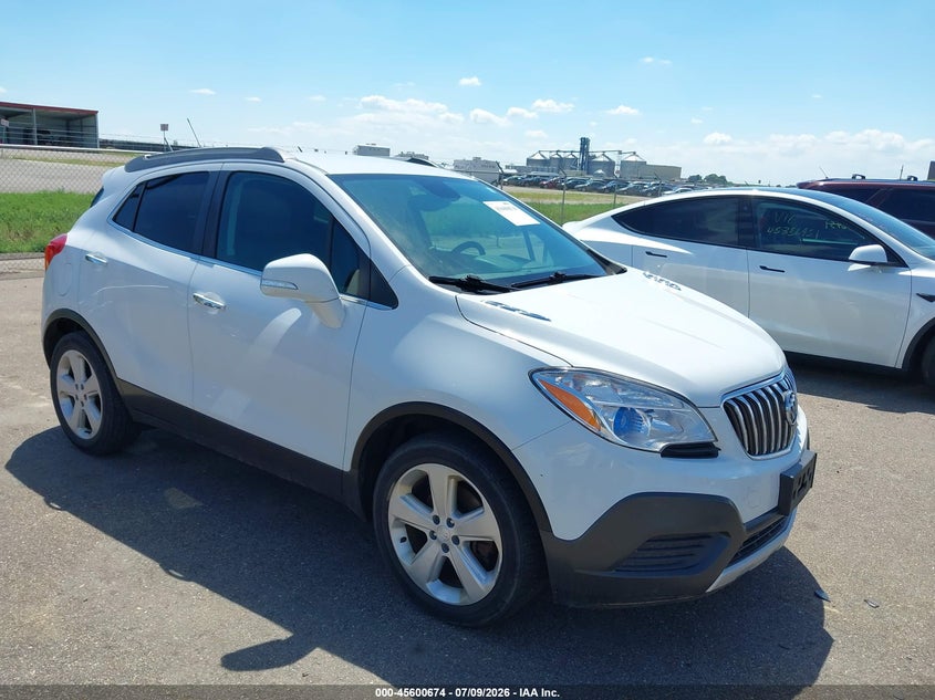 2016 Buick Encore VIN KL4CJASB8GB697148 IAAI salvage auction — LEFT SIDE, Clear (Minnesota), sold $675 on 2026-07-27 (photo 1)