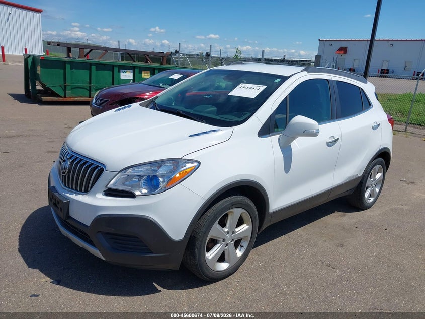 2016 Buick Encore VIN KL4CJASB8GB697148 IAAI salvage auction — LEFT SIDE, Clear (Minnesota), sold $675 on 2026-07-27 (photo 2)