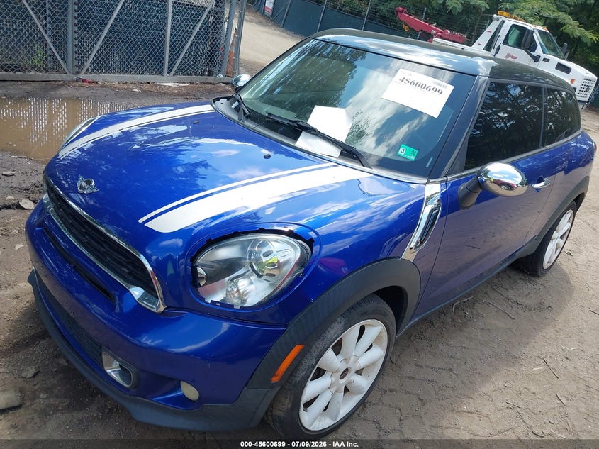 2013 Mini Paceman VIN WMWSS5C54DWN49532 IAAI salvage auction — NORMAL WEAR, Clear (Virginia), sold $300 on 2026-07-30 (photo 2)