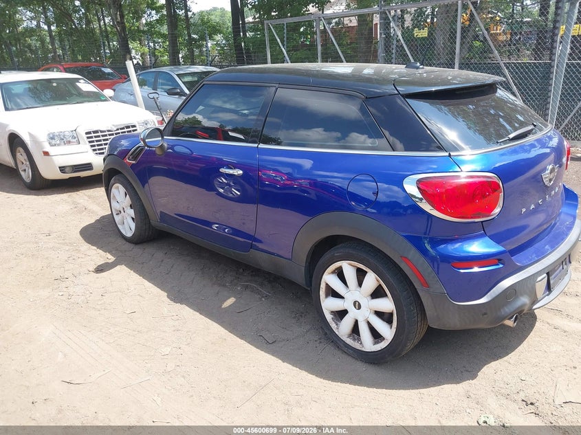 2013 Mini Paceman VIN WMWSS5C54DWN49532 IAAI salvage auction — NORMAL WEAR, Clear (Virginia), sold $300 on 2026-07-30 (photo 3)