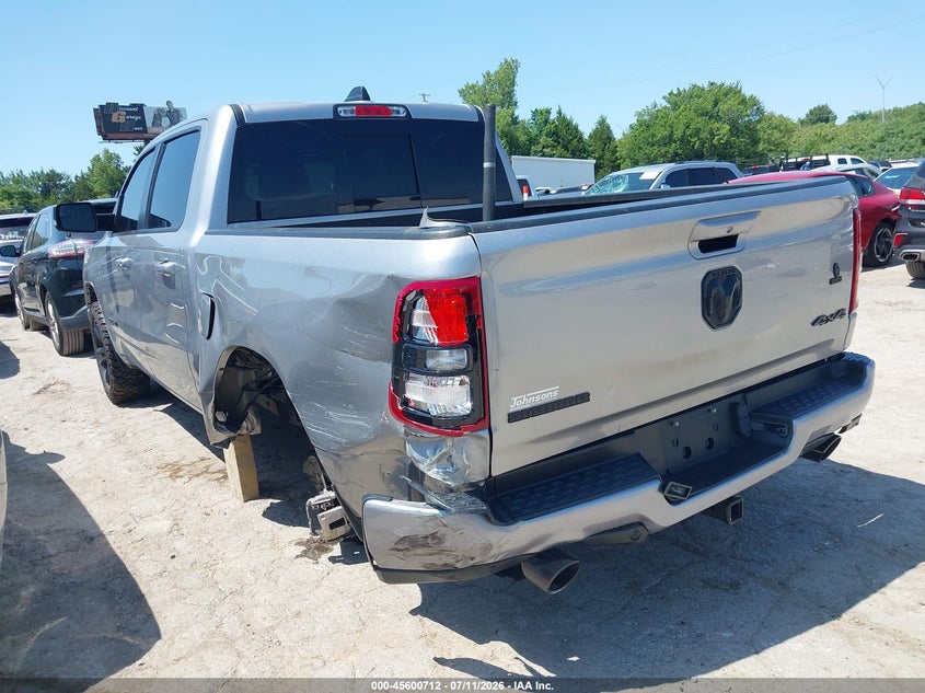 2022 Ram 1500 VIN 1C6SRFFT5NN220531 IAAI salvage auction — REAR END, Clear (Oklahoma), sold $13,350 on 2026-09-16 (photo 3)