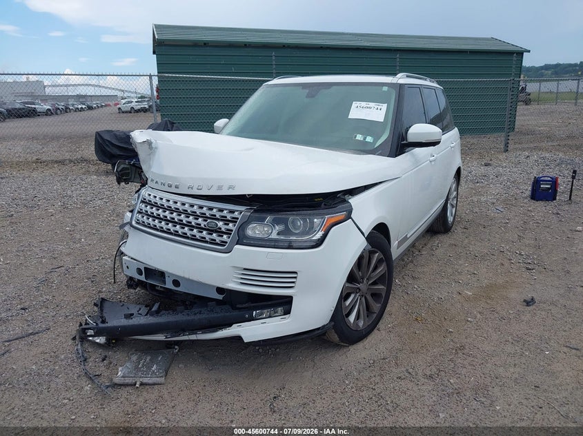 2015 Land rover RANGE ROVER VIN SALGS2VF8FA205997 IAAI salvage auction — RIGHT FRONT, Salvage Title, sold $4,800 on 2026-09-15 (photo 2)
