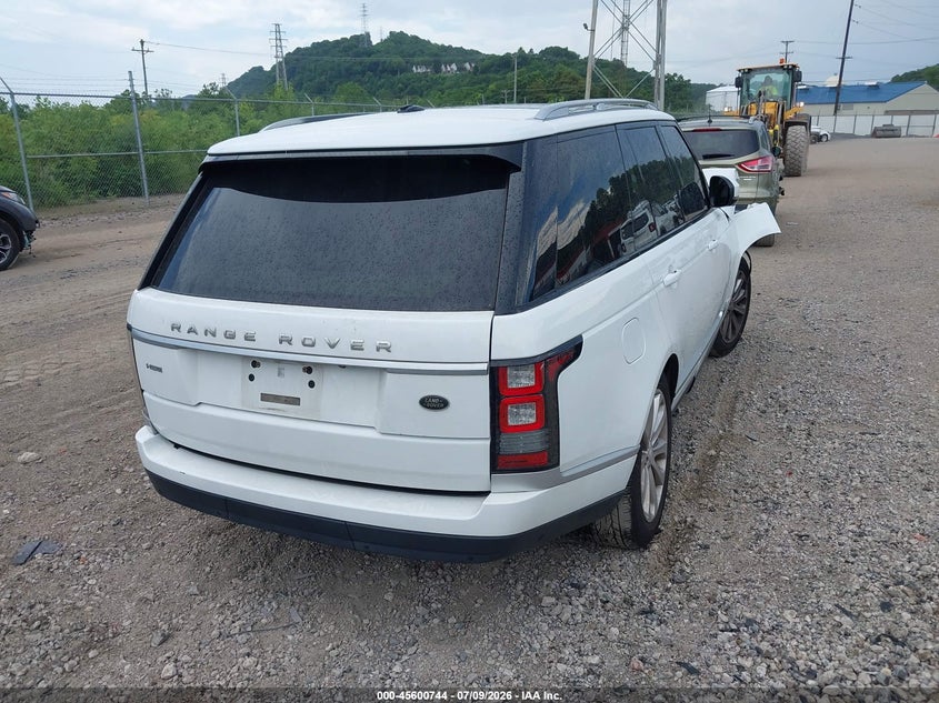 2015 Land rover RANGE ROVER VIN SALGS2VF8FA205997 IAAI salvage auction — RIGHT FRONT, Salvage Title, sold $4,800 on 2026-09-15 (photo 4)