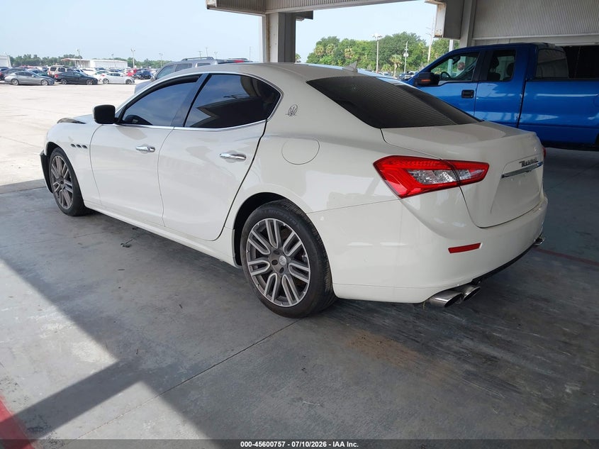 2015 Maserati Ghibli VIN ZAM57XSA7F1162173 IAAI salvage auction — FRONT END, Certificate Of Destruction (Florida), sold $625 on 2026-07-29 (photo 3)