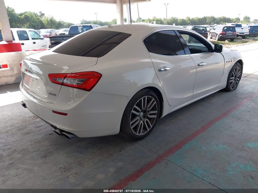 2015 Maserati Ghibli VIN ZAM57XSA7F1162173 IAAI salvage auction — FRONT END, Certificate Of Destruction (Florida), sold $625 on 2026-07-29 (photo 4)