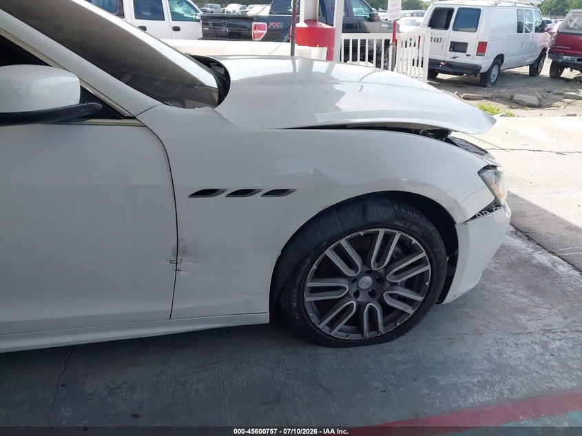 2015 Maserati Ghibli VIN ZAM57XSA7F1162173 IAAI salvage auction — FRONT END, Certificate Of Destruction (Florida), sold $625 on 2026-07-29 (photo 6)