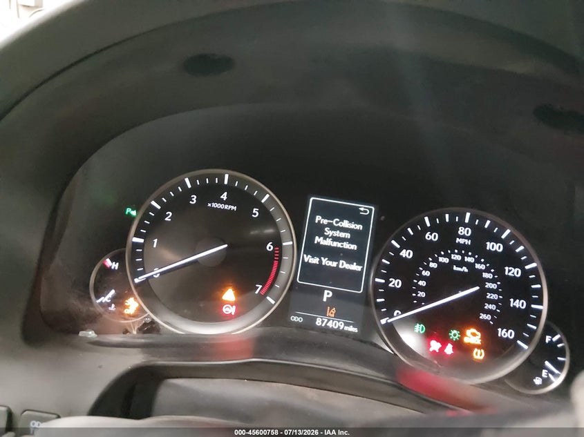 2016 Lexus ES VIN 58ABK1GG0GU031963 IAAI salvage auction — ALL OVER, Salvage Title, sold $400 on 2026-09-04 (photo 7)