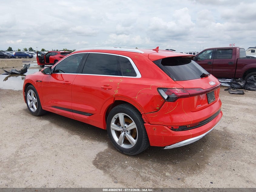 2019 Audi E-tron VIN WA1VABGE7KB014205 IAAI salvage auction — REAR END, Original (Texas), sold $10,800 on 2026-08-20 (photo 3)
