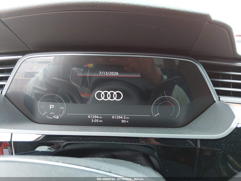 2019 Audi E-tron VIN WA1VABGE7KB014205 IAAI salvage auction — REAR END, Original (Texas), sold $10,800 on 2026-08-20 (photo 7)