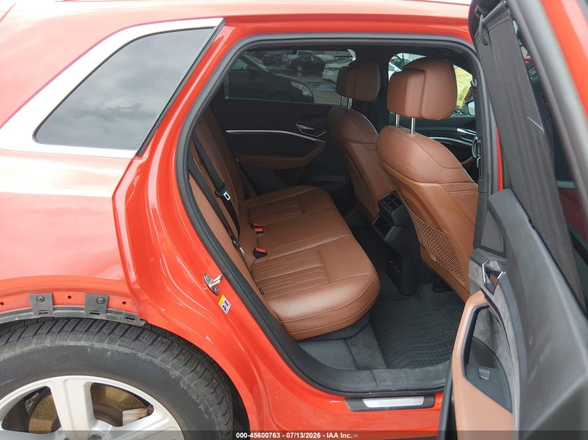 2019 Audi E-tron VIN WA1VABGE7KB014205 IAAI salvage auction — REAR END, Original (Texas), sold $10,800 on 2026-08-20 (photo 8)