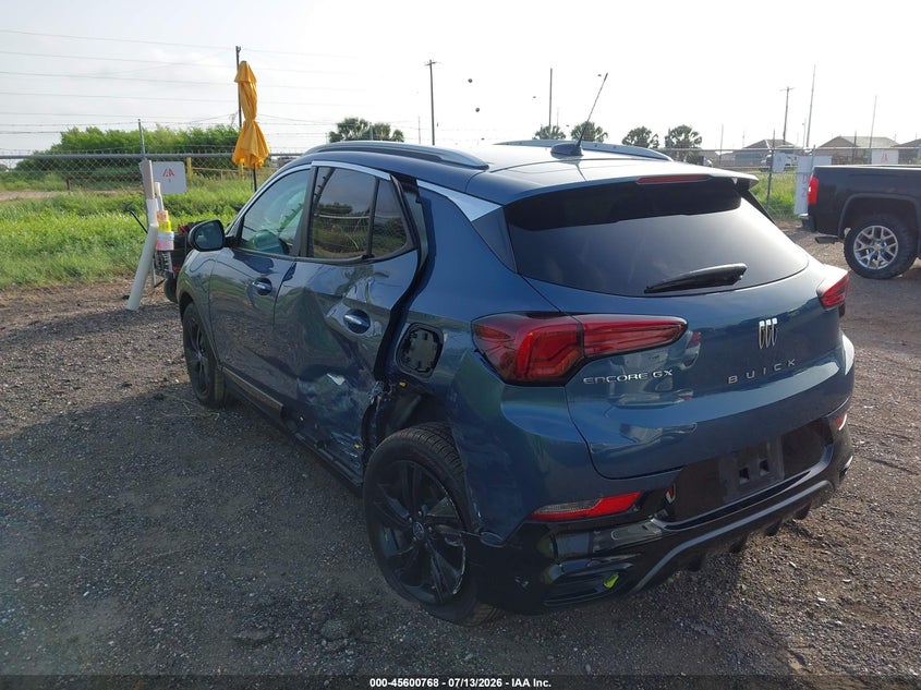 2026 Buick Encore gx VIN KL4AMDSL6TB034003 IAAI salvage auction — SIDE, Salvage Title, sold $6,600 on 2026-10-01 (photo 6)