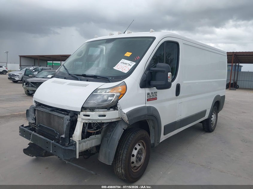 2018 Ram Promaster city VIN 3C6TRVAGXJE109514 IAAI salvage auction — FRONT END, Salvage (Texas), sold $1,425 on 2026-09-07 (photo 2)