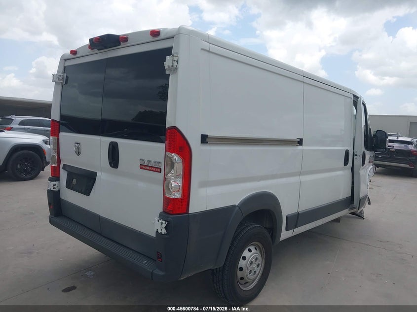 2018 Ram Promaster city VIN 3C6TRVAGXJE109514 IAAI salvage auction — FRONT END, Salvage (Texas), sold $1,425 on 2026-09-07 (photo 4)