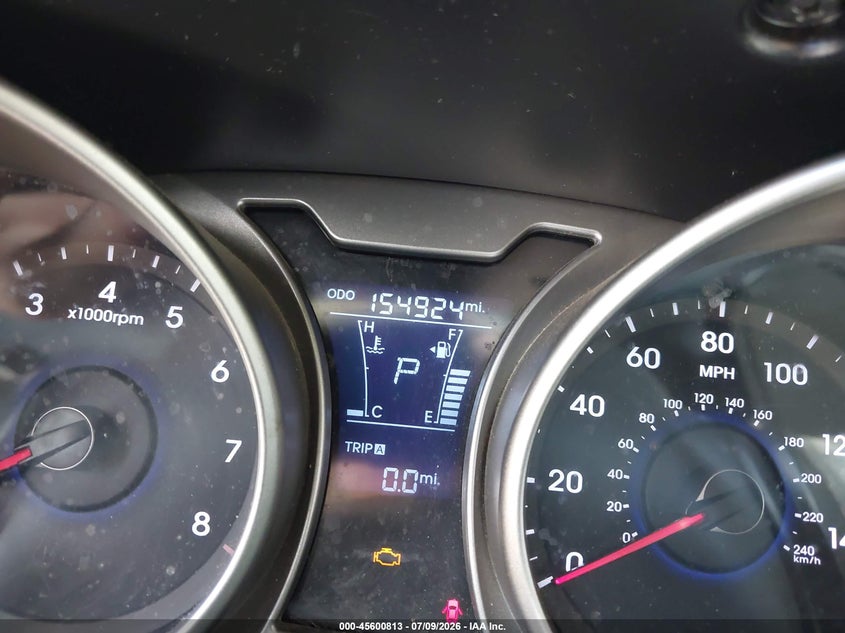 2012 Hyundai Veloster VIN KMHTC6AD7CU069673 IAAI salvage auction — ENGINE DAMAGE, Clear (Virginia), sold $350 on 2026-07-28 (photo 7)