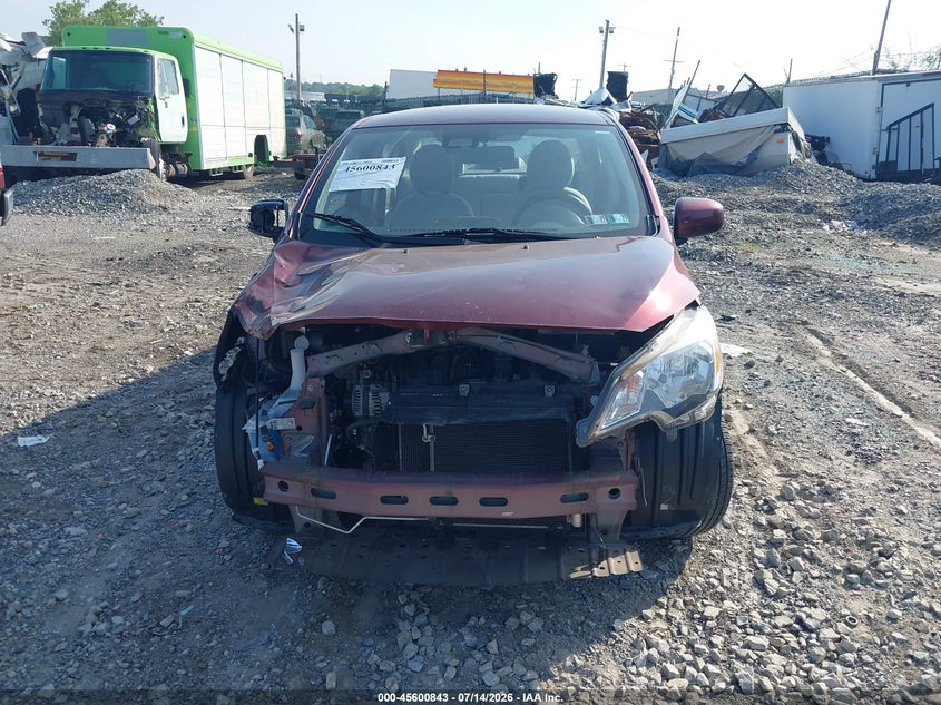 2021 Mitsubishi Mirage VIN ML32FUFJ6MHF00787 IAAI salvage auction — FRONT END, Salvage (Pennsylvania), sold $1,500 on 2026-07-24 (photo 6)