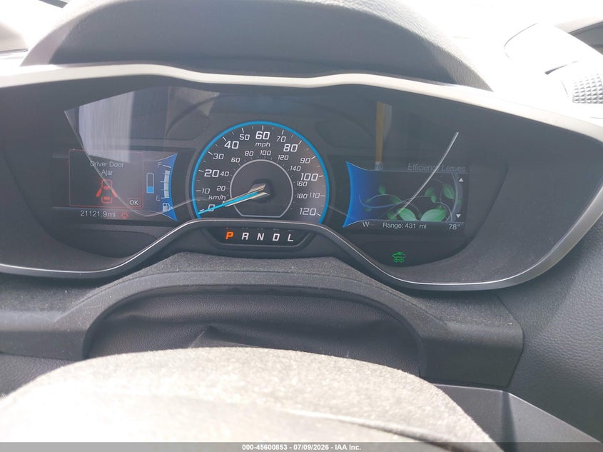 2018 Ford C-max VIN 1FADP5AU0JL102058 IAAI salvage auction — NORMAL WEAR, Sf97 (Indiana), sold $7,000 on 2026-09-15 (photo 7)
