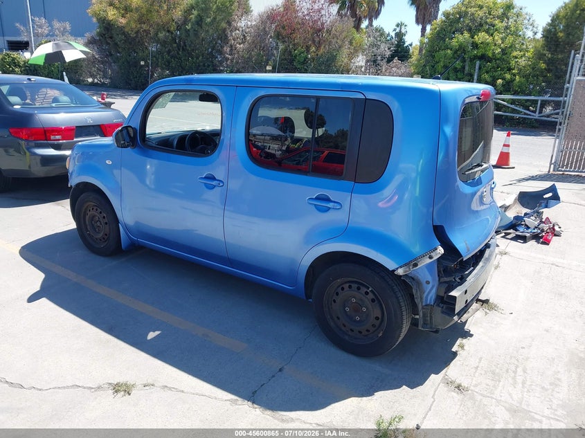 2013 Nissan Cube VIN JN8AZ2KR1DT301922 IAAI salvage auction — FRONT END, Salvage (California), sold $1,000 on 2026-07-29 (photo 3)