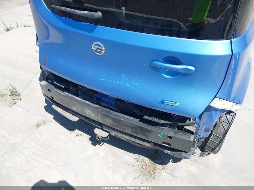 2013 Nissan Cube VIN JN8AZ2KR1DT301922 IAAI salvage auction — FRONT END, Salvage (California), sold $1,000 on 2026-07-29 (photo 6)