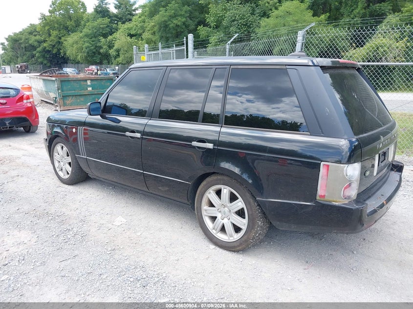 2008 Land rover RANGE ROVER VIN SALME15418S291031 IAAI salvage auction — MECHANICAL, Clear (Virginia), sold $350 on 2026-07-28 (photo 3)