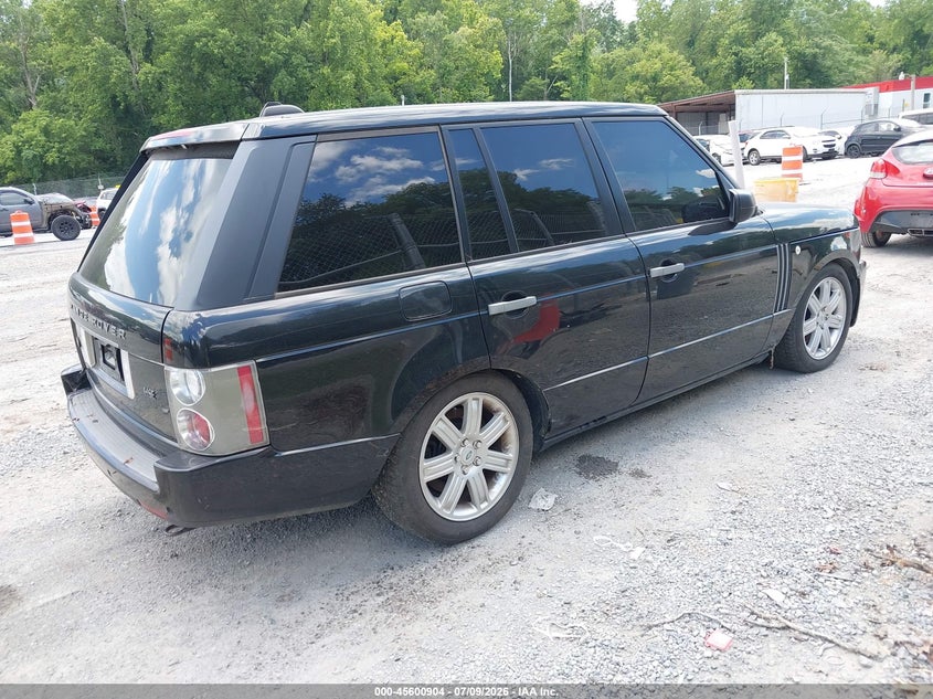 2008 Land rover RANGE ROVER VIN SALME15418S291031 IAAI salvage auction — MECHANICAL, Clear (Virginia), sold $350 on 2026-07-28 (photo 4)