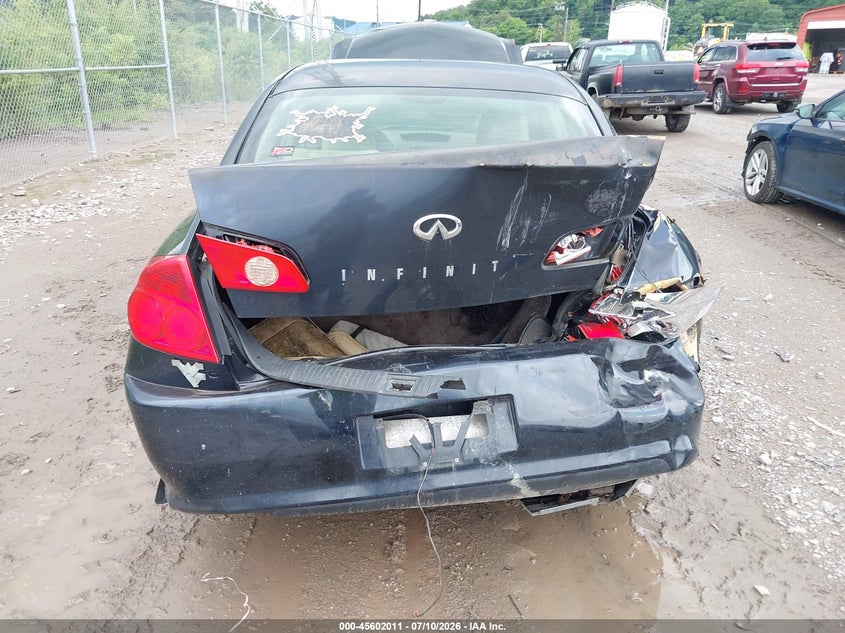 2005 Infiniti G VIN JNKCV51F95M300293 IAAI salvage auction — REAR END, Salvage (Pennsylvania), sold $175 on 2026-07-28 (photo 6)