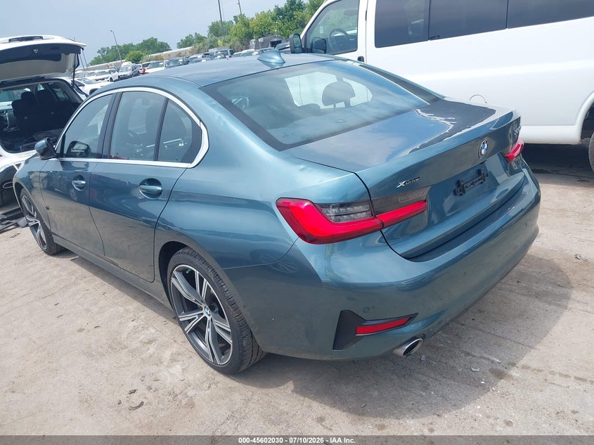 2021 BMW 3er VIN WBA5R7C04MFK37476 IAAI salvage auction — HAIL, Salvage Title, sold $13,750 on 2026-08-18 (photo 3)
