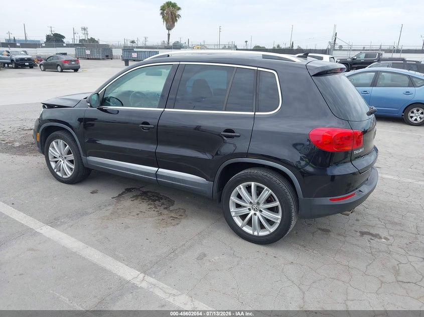 2013 Volkswagen Tiguan VIN WVGAV7AX3DW537177 IAAI salvage auction — FRONT END, Wait Title, sold $1,500 on 2026-08-12 (photo 3)