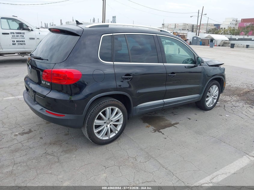 2013 Volkswagen Tiguan VIN WVGAV7AX3DW537177 IAAI salvage auction — FRONT END, Wait Title, sold $1,500 on 2026-08-12 (photo 4)