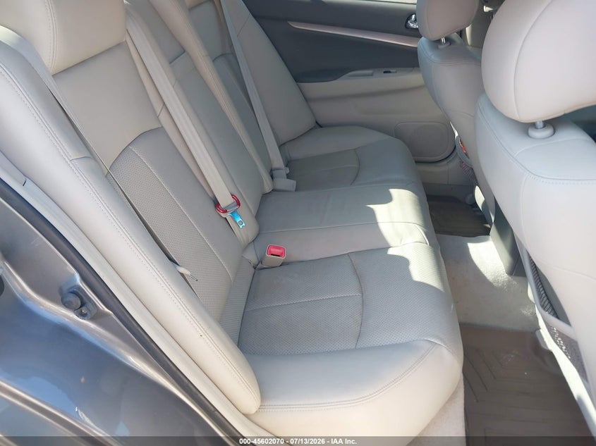 2011 Infiniti G25 VIN JN1DV6AR9BM650852 IAAI salvage auction — NORMAL WEAR, Clear (Massachusetts), sold $425 on 2026-07-14 (photo 8)
