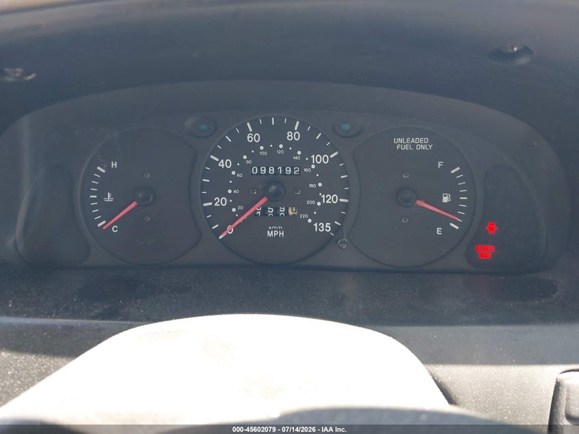 2001 Kia Sephia VIN KNAFB121X15080974 IAAI salvage auction — NORMAL WEAR, Clear - Dealer Only (California), sold $200 on 2026-07-20 (photo 7)