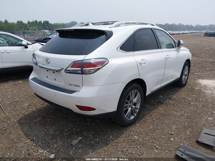 2013 Lexus Rx VIN 2T2ZK1BA4DC124907 IAAI salvage auction — FRONT END, Salvage Title, sold $4,200 on 2026-07-25 (photo 4)